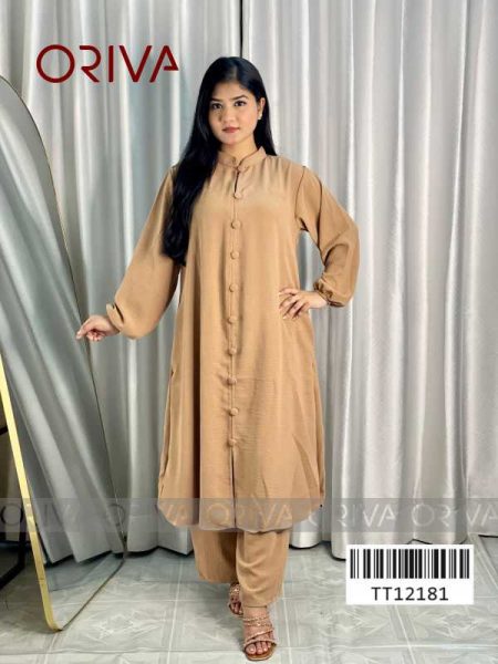 Cotton Button Two Piece