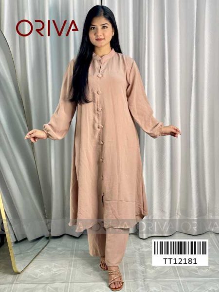 Cotton Button Two Piece